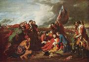 Benjamin West Tod des Generals Wolfe Spain oil painting artist